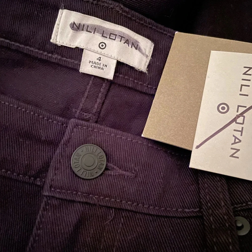 High-Rise Ankle Length Skinny Jeans - Nili Lotan x Target Black size  0 4 6 14 - Picture 14 of 15